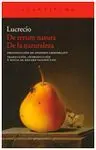 De Rerum Natura. De la Naturaleza