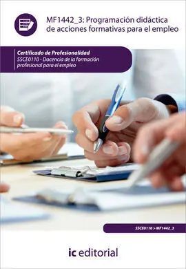 Programación Didáctica de Acciones Formativas para el Empleo. Ssce0110 - Mf1442_3
