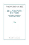 DE LA PERCEPCION DEL VERDE