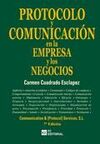 PROTOCOLO Y COMUNICACIÓN EN LA EMPRESA Y LOS NEGOCIOS