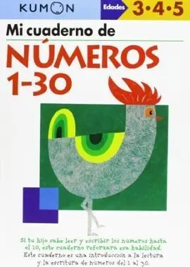Mi Cuaderno de Números 1 a 30