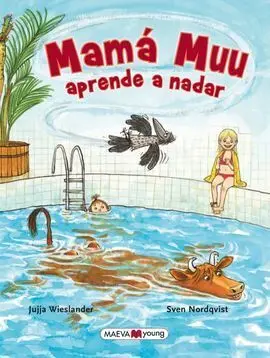 Mama Muu Aprende a Nadar