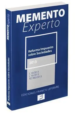 Memento Experto Reforma Impuesto Sobre Sociedades