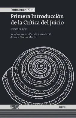 Primera Introduccion de la Critica del Juicio