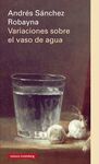 VARIACIONES SOBRE EL VASO DE AGUA