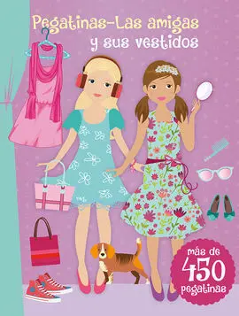 Las Amigas y Sus Vestidos. Pegatinas