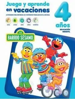 Barrio Sesamo - Juega y Aprende en Vacaciones - 4 Años