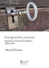 INMIGRACION Y RETORNO. ESPAÑOLES EN LA CIUDAD DE MÉXICO, 1900-1936