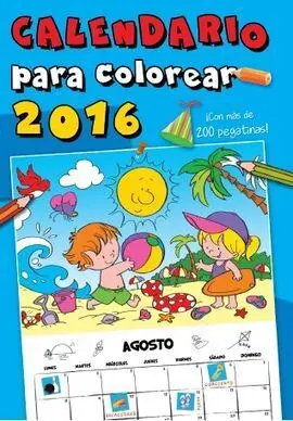 Calendario para Colorear 2016