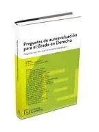 Preguntas de Autoevaluación para el Grado en Derecho