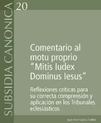 Comentario Al Motu Proprio 