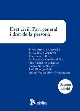 Dret Civil. Part General I Dret de la Persona
