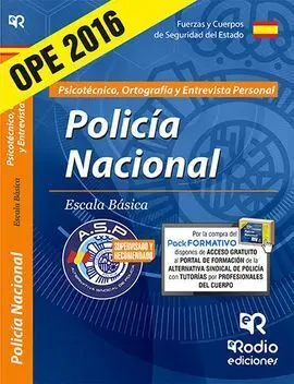 Cuerpo Nacional de Policía. Escala Básica. Psicotécnico, Ortografía y Entrevista