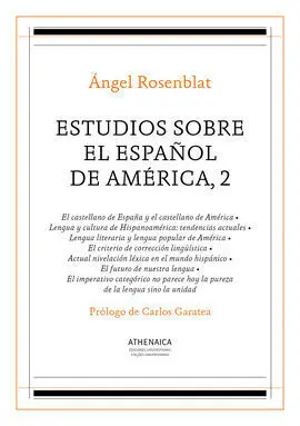 Estudios Sobre el Español de América, 2