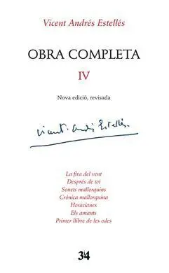 Edició Crítica, Vicent Andrés Estellés, Volum 4