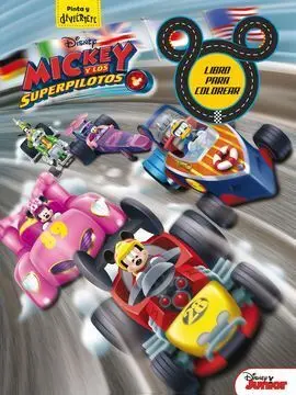 Mickey y los Superpilotos. Libro para Colorear