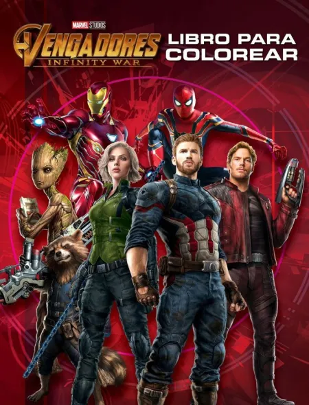Los Vengadores. Infinity War. Libro para Colorear