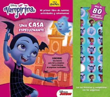 Vampirina. Una Casa Espeluznante. Cuento con Pegat
