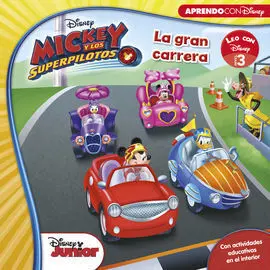 Mickey y los Superpilotos. La Gran Carrera (Leo con Disney Nivel 3)