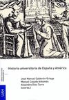 HISTORIA UNIVERSITARIA DE ESPAÑA Y AMÉRICA