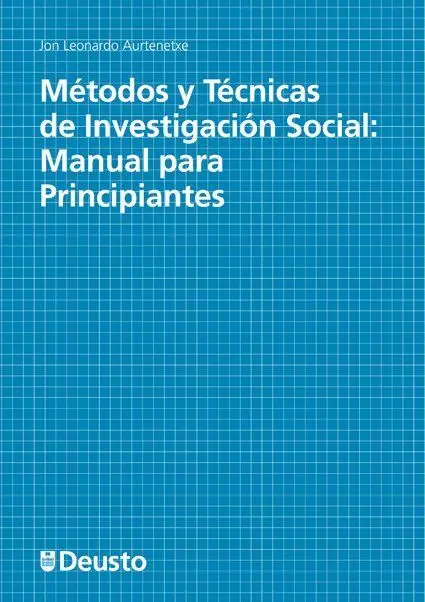 Metodos y Tecnicas de Investigacion Social /Manual