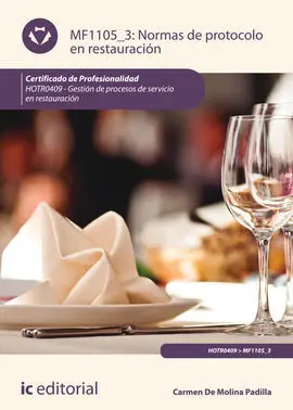 Normas de Protocolo en Restauración. Hotr0409 - Gestión de Procesos de Servicio