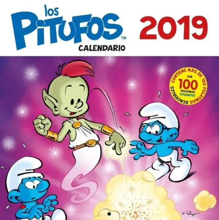 Calendario los Pitufos 2019