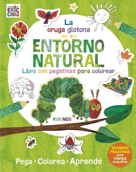Oruga Glotona en Su Entorno Natural, la