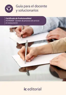 Gestión de Procesos de Servicio en Restauración. Hotr0409 - Guía para el Docente