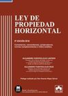LEY DE PROPIEDAD HORIZONTAL. 9ª ED. 2018