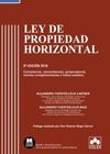 LEY DE PROPIEDAD HORIZONTAL. 9ª ED. 2018
