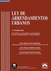 LEY DE ARRENDAMIENTOS URBANOS 2018.