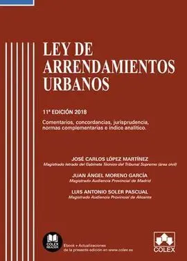 Ley de Arrendamientos Urbanos 2018.