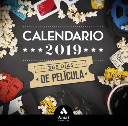 Calendario 2019 365 Dias de Pelicula