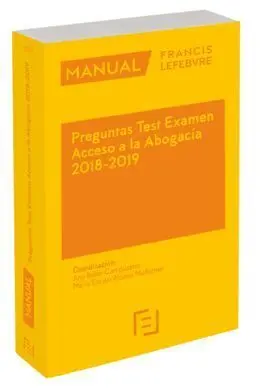 Manual Preguntas Test Examen Acceso a la Abogacía 2018-2019