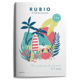 Mi Cuaderno de Verano Rubio 6-7 Años