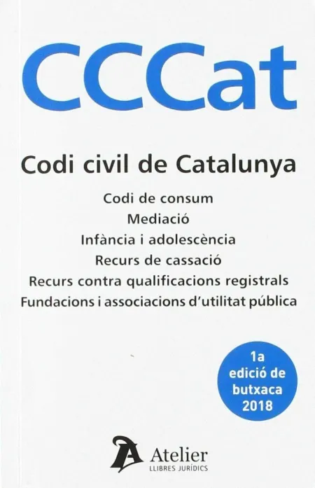 Codi Civil de Catalunya. 1A Edició Butxaca.