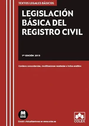Legislación Básica del Registro Civil 2019