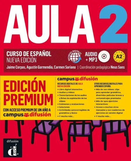 Aula Nueva Edición 2 Premium Libro del Alumno + Cd