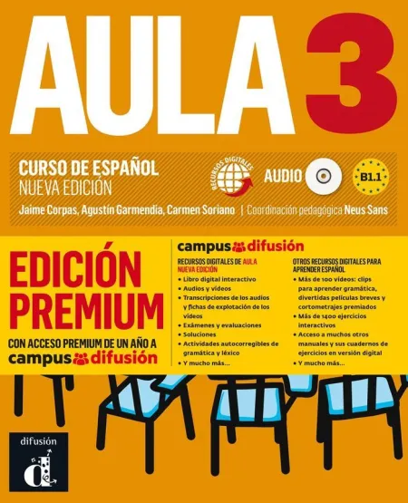 Aula Nueva Edición 3 Premium Libro del Alumno + Cd