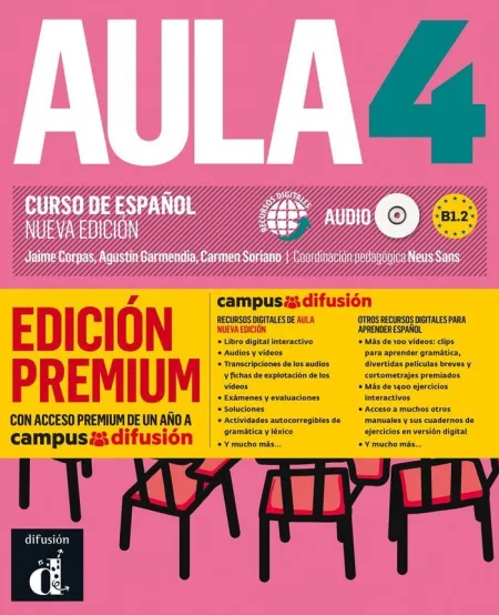 Aula Nueva Edición 4 Premium Libro del Alumno + Cd
