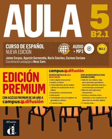 Aula Nueva Edición 5 Premium Libro del Alumno + Cd