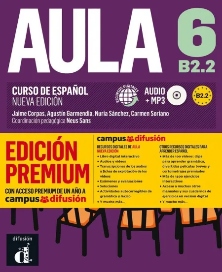 Aula Nueva Edición 6 Premium Libro del Alumno + Cd
