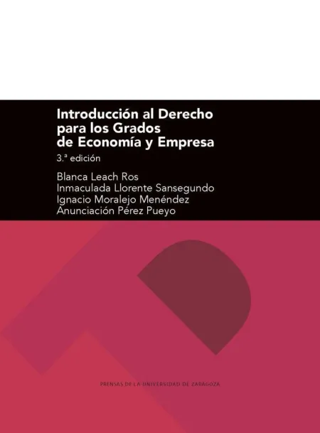 Introducción Al Derecho para los Grados de Economía y Empresa