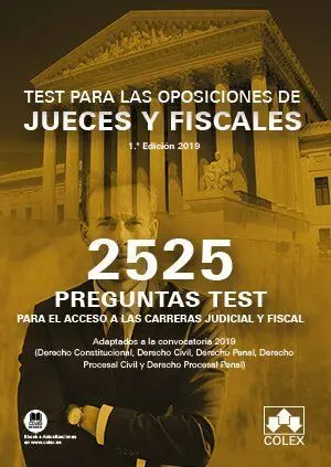 Test para las Oposiciones de Jueces y Fiscales.