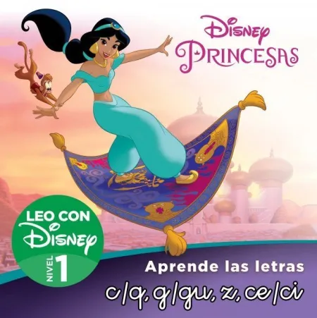 Leo con Disney Nivel 1. Jasmin: C/Q, G/Gu, Z, Ce/Ci