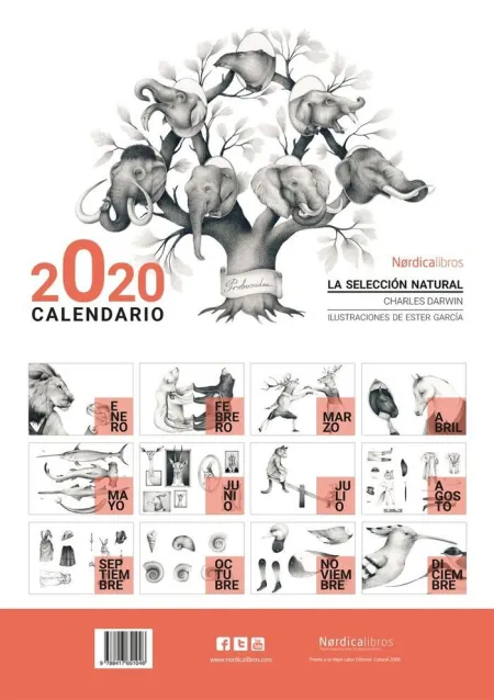 Calendario 2020 la Seleccion Natural