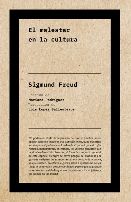 Malestar en la Cultura,El - Ne
