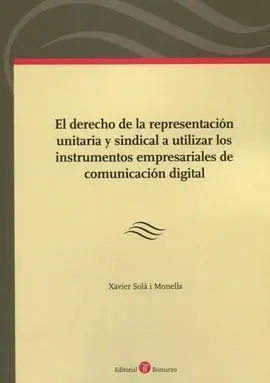 Derecho de la Representación Unitaria y Sindicial