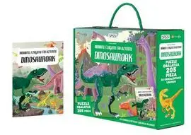 Dinosauroak Euskera + Puzzle Oblatua 205 Pieza